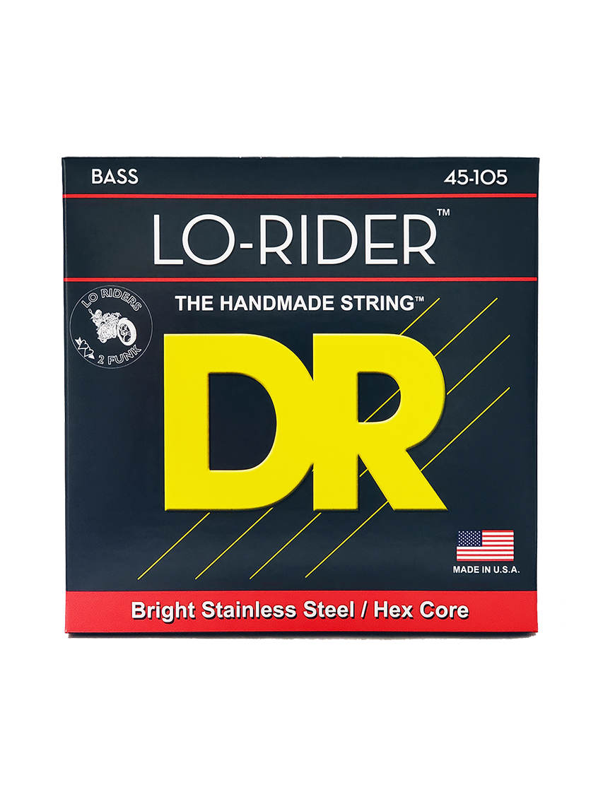 DR LO-RIDER™ MH-45 Cuerdas Bajo Eléctrico 4 Cuerdas 45-105 Medium