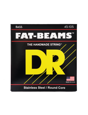 DR FAT BEAMS™ FB-45 Cuerdas Bajo Eléctrico 4 Cuerdas 45-105 Medium