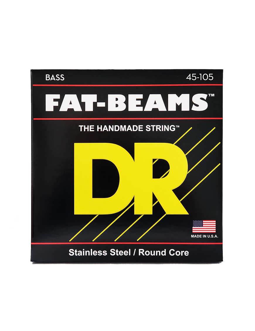 DR FAT BEAMS™ FB-45 Cuerdas Bajo Eléctrico 4 Cuerdas 45-105 Medium