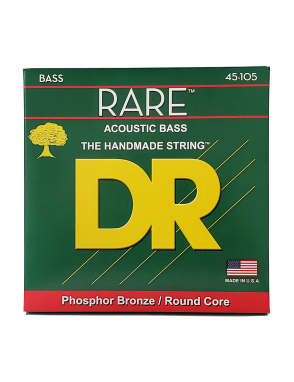 DR RARE™ RPB-45 Cuerdas Bajo Acústico 4 Cuerdas 45-105 Medium Phosphor Bronze