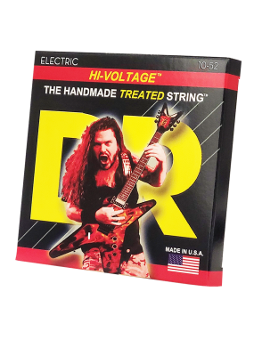 DR Dimebag Darrell Hi-Voltage 10/52 Cuerdas Guitarra Eléctrica 6 Cuerdas 10-52 Big Heavy