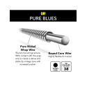 DR PURE BLUES™ PHR-11 Cuerdas Guitarra Eléctrica 6 Cuerdas 11-50 Heavy