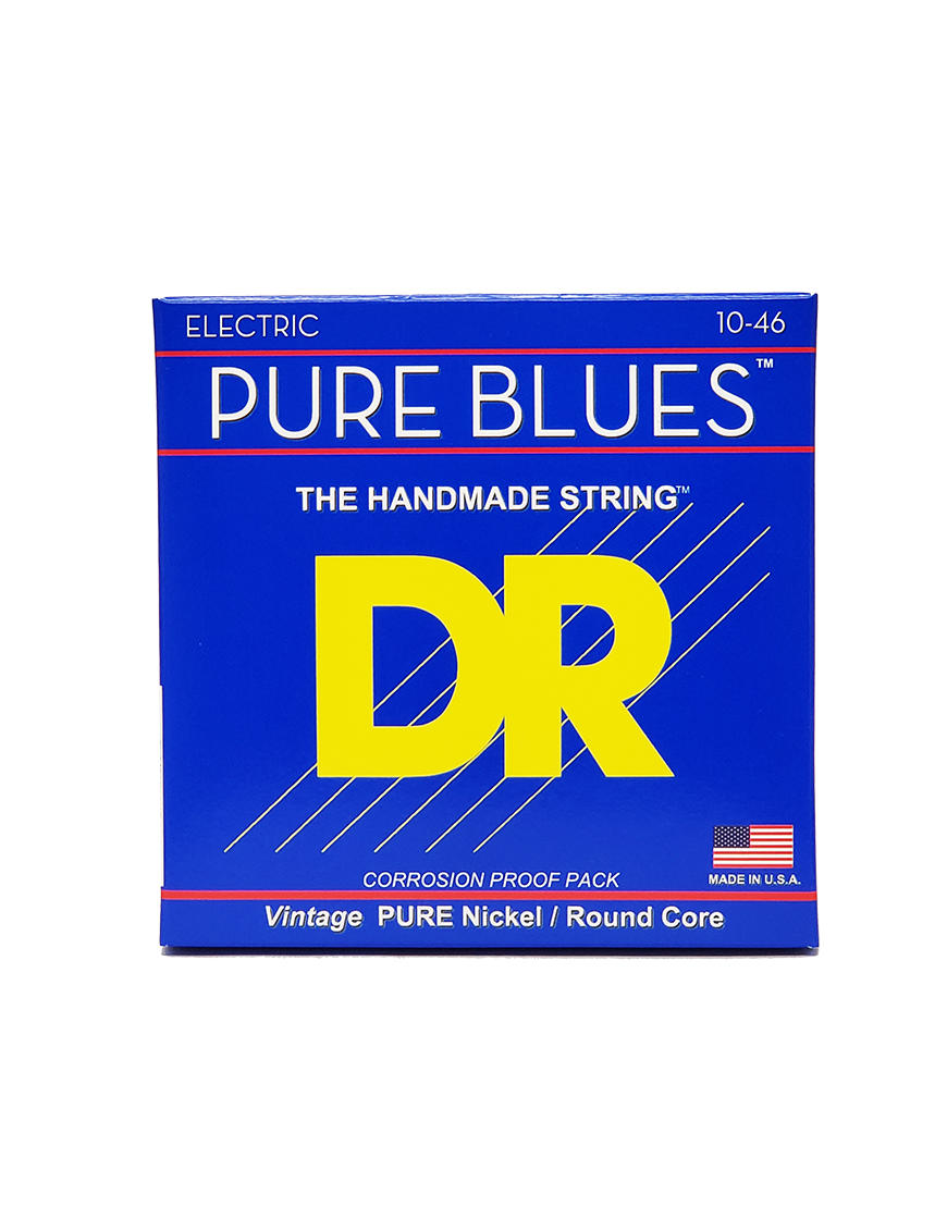 DR PURES BLUES™ PHR-10 Cuerdas Guitarra Eléctrica 6 Cuerdas 10-46 Medium