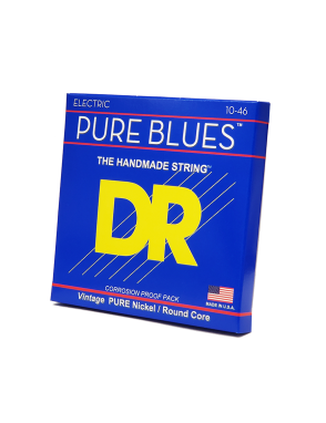 DR PURES BLUES™ PHR-10 Cuerdas Guitarra Eléctrica 6 Cuerdas 10-46 Medium