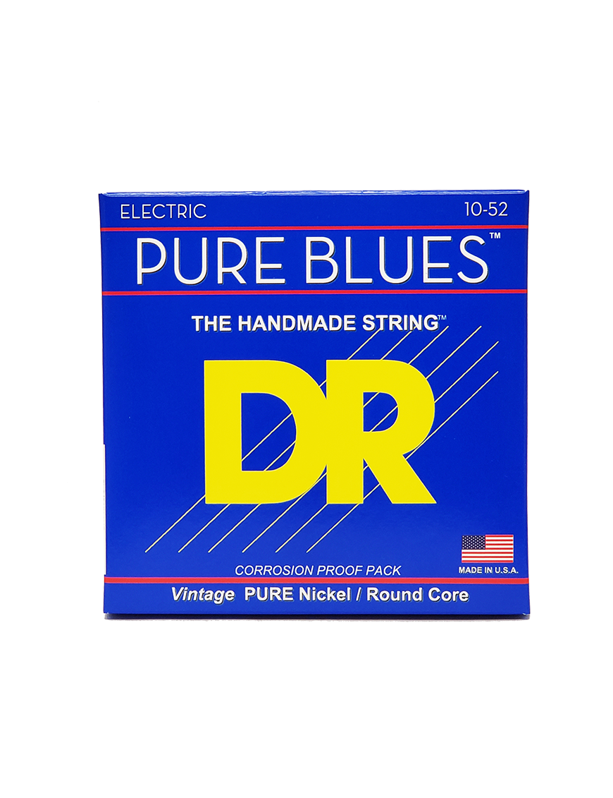 DR PURES BLUES™ PHR-10/52 Cuerdas Guitarra Eléctrica 6 Cuerdas 10-52 Big Heavy