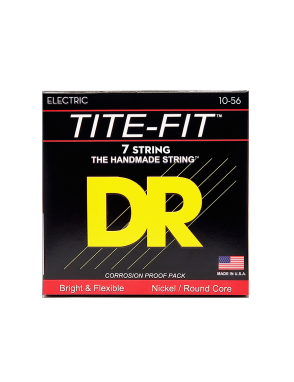DR TITE-FIT™ MT7-10 Cuerdas Guitarra Eléctrica 7 Cuerdas 10-56 Medium
