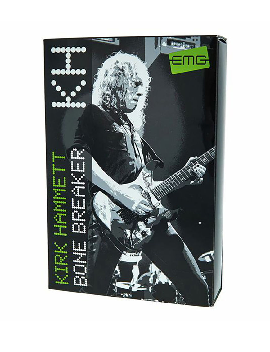 EMG® Kirk Hammett Bone Breaker Signature Cápsulas Guitarra Eléctrica 6 Cuerdas Activas 81/60 Humbucker Color: Black