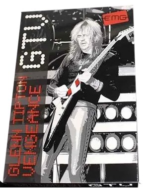 EMG® Glenn Tipton Vengeance Signature Cápsulas Guitarra Eléctrica 6 Cuerdas Humbucker Color: Red