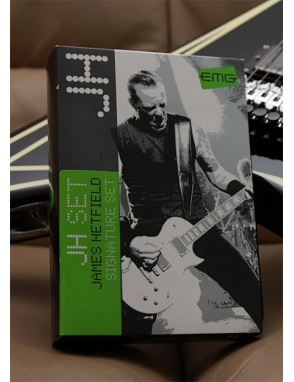 EMG® James Hetfield HET Signature Cápsulas Guitarra Eléctrica 6 Cuerdas Activas Humbucker Color: Chrome