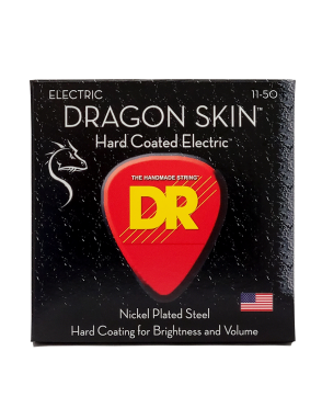 DRAGON SKIN™ DSE-11 Cuerdas Guitarra Eléctrica 6 Cuerdas Recubiertas 11-50 Heavy