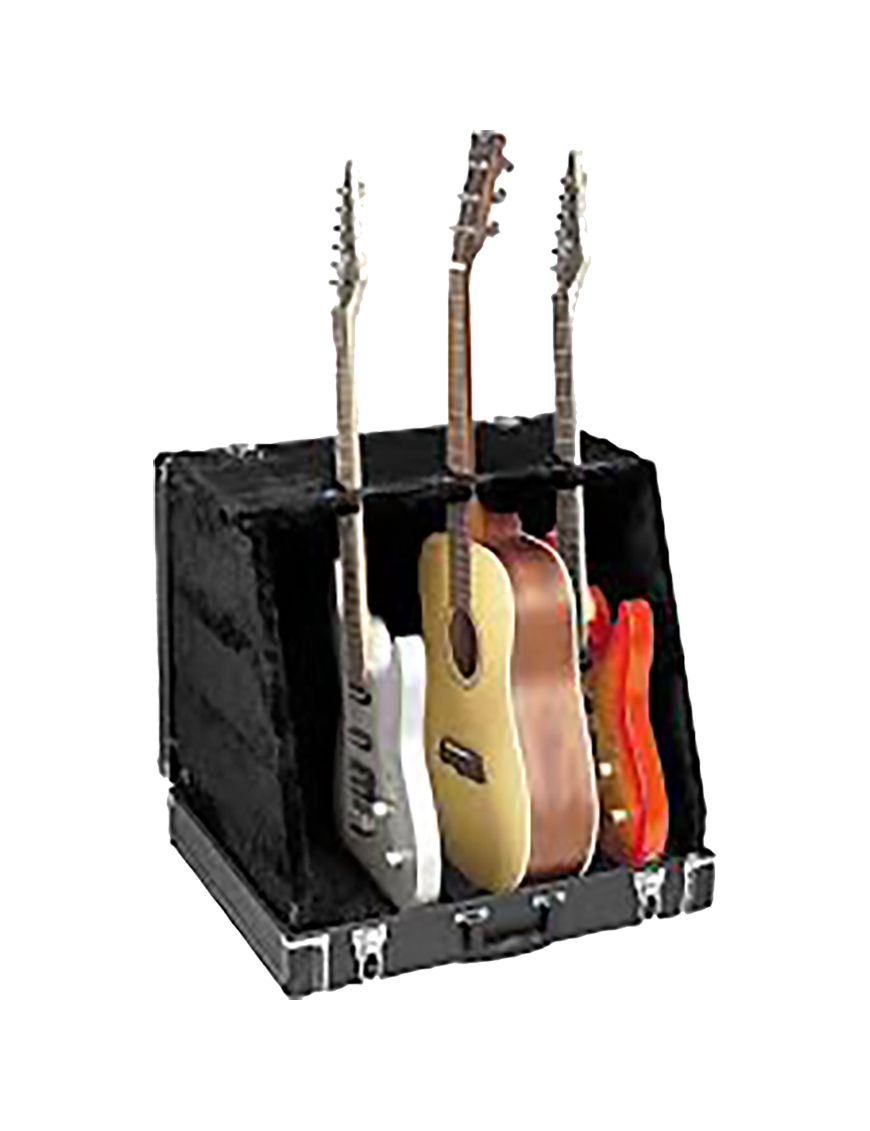 ApexTone® 500MF Atril Case Guitarra Stage Multistand 3 Guitarras Color: Negro