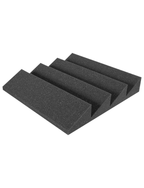 ApexTone® FL06-4 Panel Absorción Espuma Acústica 4 Ángulos 30x30x3 cm Set: 10 Unidades