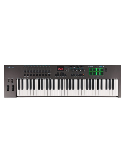 Nektar LX61+ Controlador MIDI IMPACT 61 Teclas 8 Pad