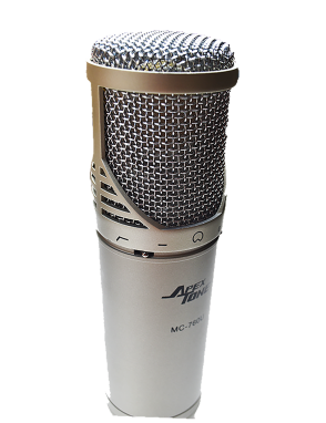 ApexTone® MC-760U Micrófono Condensador Estudio Kit: Araña y Funda