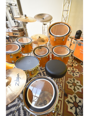 Aquarian Drumheads® CC-8BK Classic Clear™ Parche Tom 8" Gloss Resonant Negro