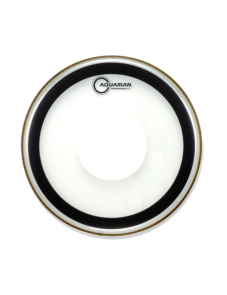 Aquarian Drumheads® PFPD-16 PERFOMANCE II™ Parche Tom 16" Clear Power Dot™