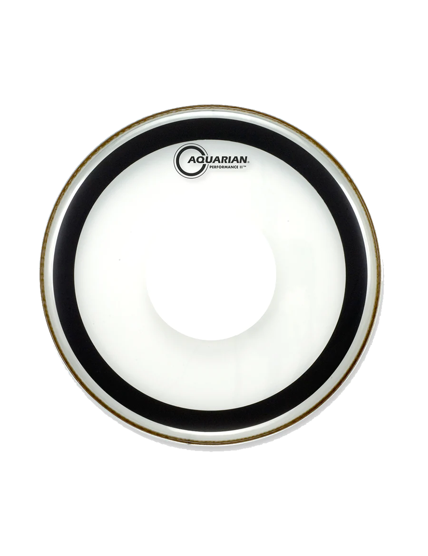 Aquarian Drumheads® PFPD-14 PERFOMANCE II™ Parche Tom 14" Clear Power Dot™