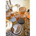 Aquarian® SX-18 STUDIO-X Parche Tom 18" Clear | 1-Capa 10-mil