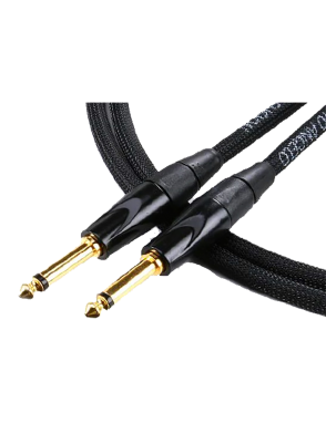 Santo Angelo® JAZZ Cable Instrumento Plug ¼" Recto a Plug ¼" Recto OFHC Largo: 4.57 mt