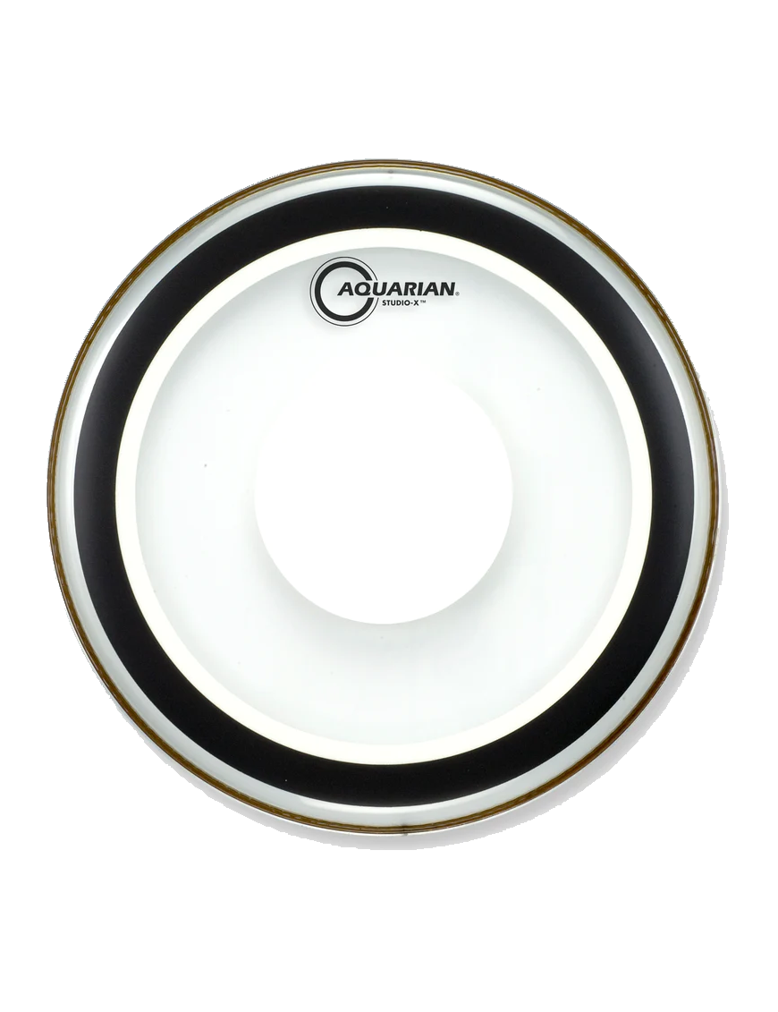 Aquarian Drumheads® SXPD-15 STUDIO-X™ Parche Tom 15" Clear Power Dot™