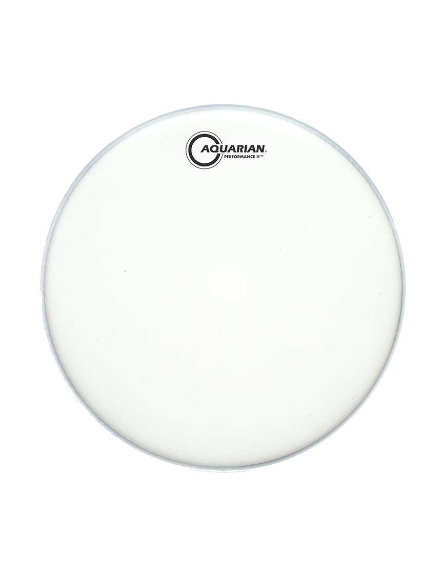 Aquarian Drumheads® TCPF-16 PERFOMANCE II™ Parche Tom 16" Texture Coated™ Blanco