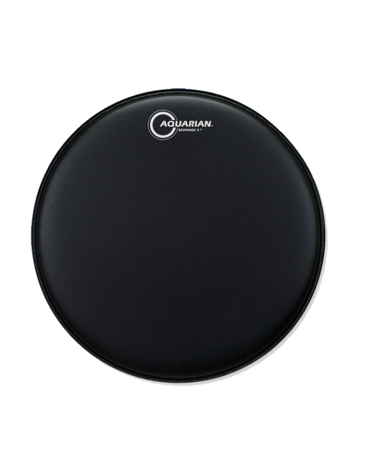Aquarian Drumheads® TCRSP2-10BK RESPONSE 2™ Parche Tom 10" Texture Coated™ Negro