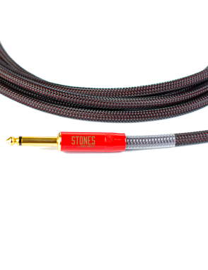 Santo Angelo® STONES Cable Instrumentos Plug ¼" Recto a Plug ¼" Recto OFHC Largo: 4.57 mt