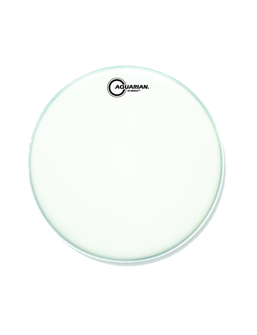 Aquarian Drumheads® HIP-14W HI-IMPACT™ Parche Caja 14" Texture Coated™ Power Dot™ Blanco