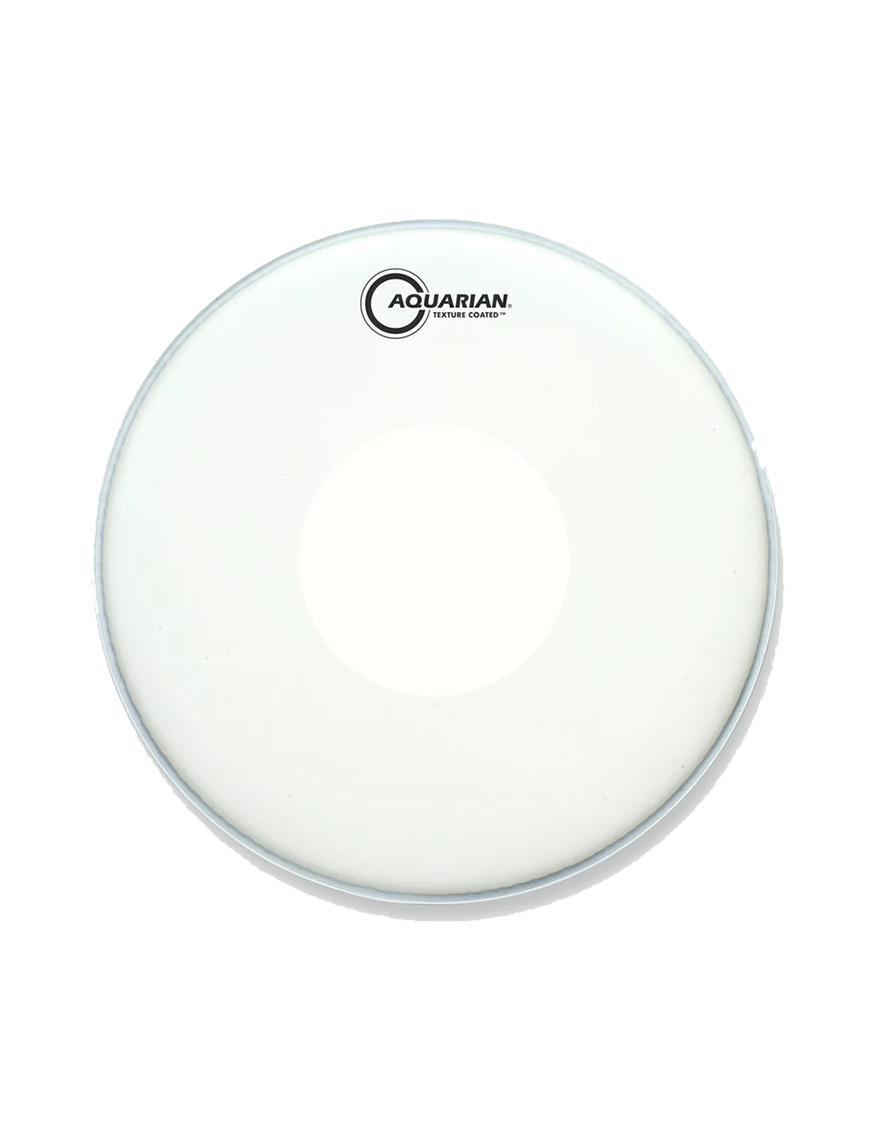 Aquarian Drumheads® TCPD-13 Texture Coated™ Parche Caja 13" Power Dot™ Blanco