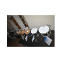 Aquarian Drumheads® TCPD-14 TEXTURE COATED™ Parche Caja 14" Power Dot™ Blanco