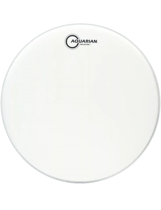 Aquarian Drumheads® Parche Caja 14" TCREF-14W REFLECTOR™ Texture Coated™ Ice White