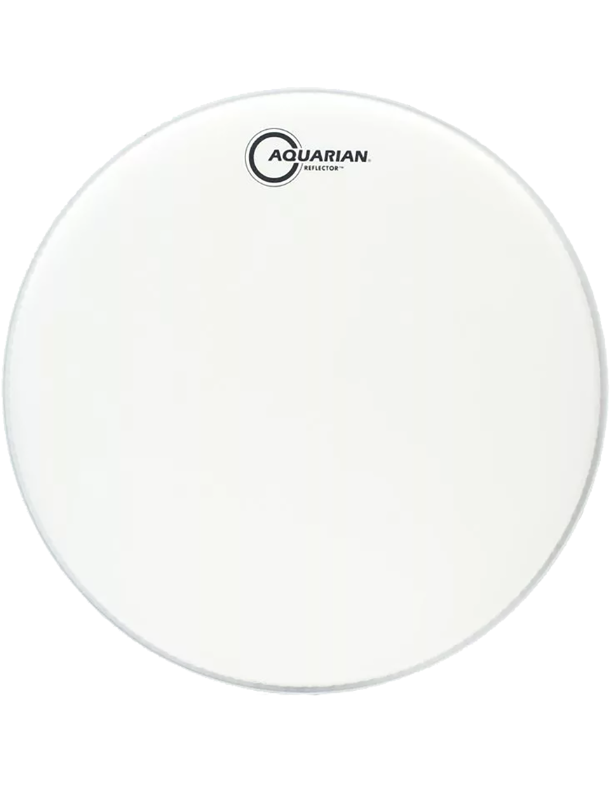 Aquarian Drumheads® TCREF-13W REFLECTOR™ Parche Caja 13" Texture Coated™ Ice White
