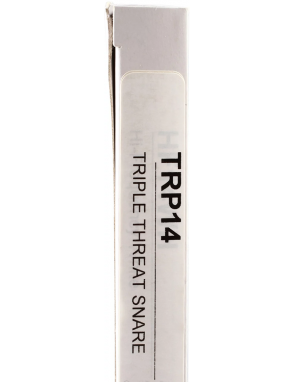 Aquarian Drumheads® TRP-14 TRIPLE THREAT™ Parche Caja 14" Texture Coated™  Blanco
