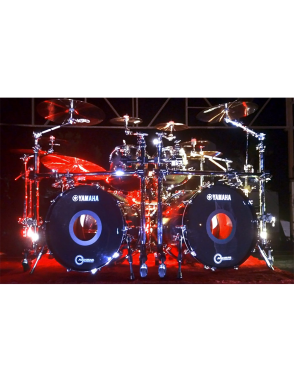 Aquarian Drumheads® CC-16BBK Classic Clear™ Parche Bombo 16" Resonante Negro Brillante