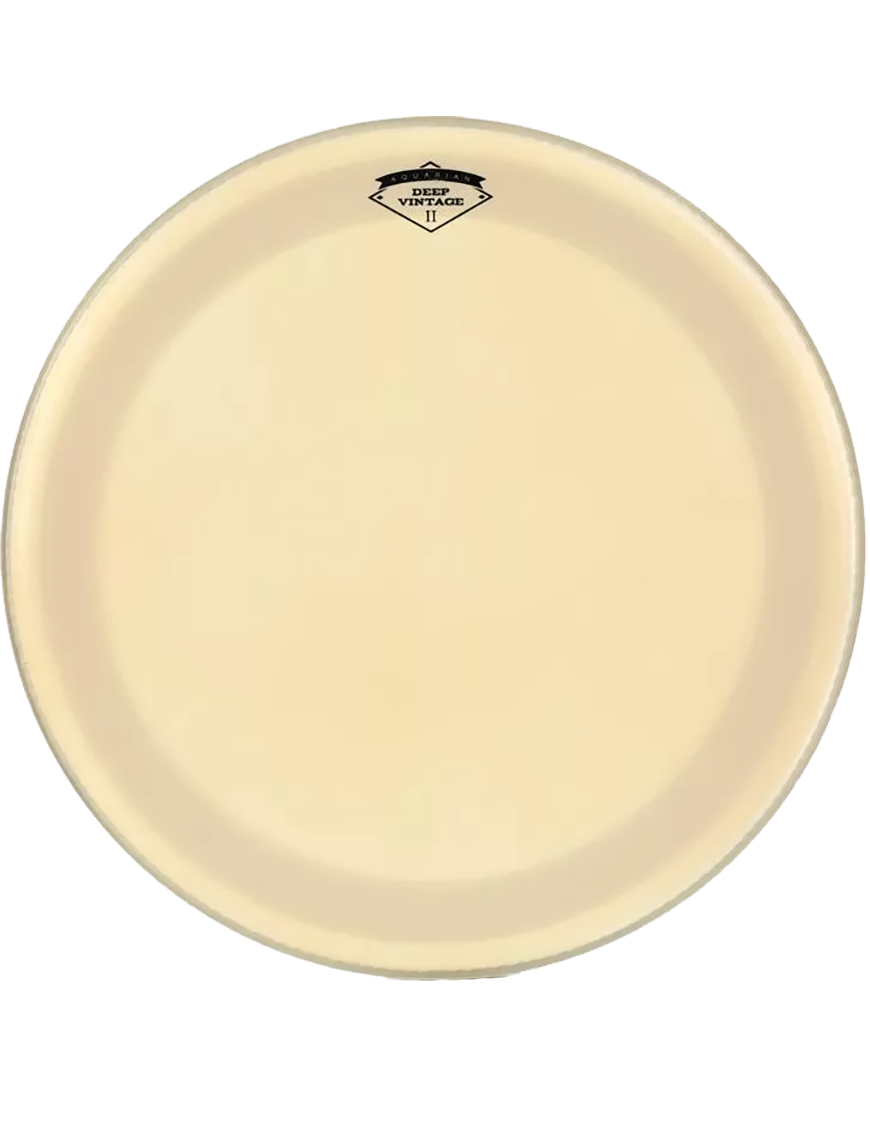 Aquarian DVK-22 Deep Vintage II Parche Bombo 22" Super Kick Cream