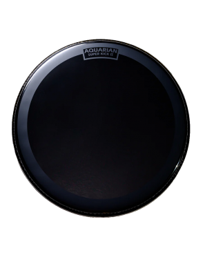 Aquarian Drumheads® REF-20SK REFLECTOR™ Parche Bombo 20" Super Kick II™ Black Mirror