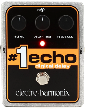 Electro-harmonix® 1Echo Pedal Guitarra Delay/Echo Digital