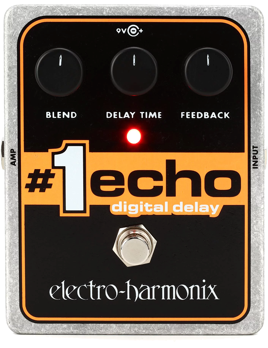 Electro-harmonix® 1Echo Pedal Guitarra Delay/Echo Digital