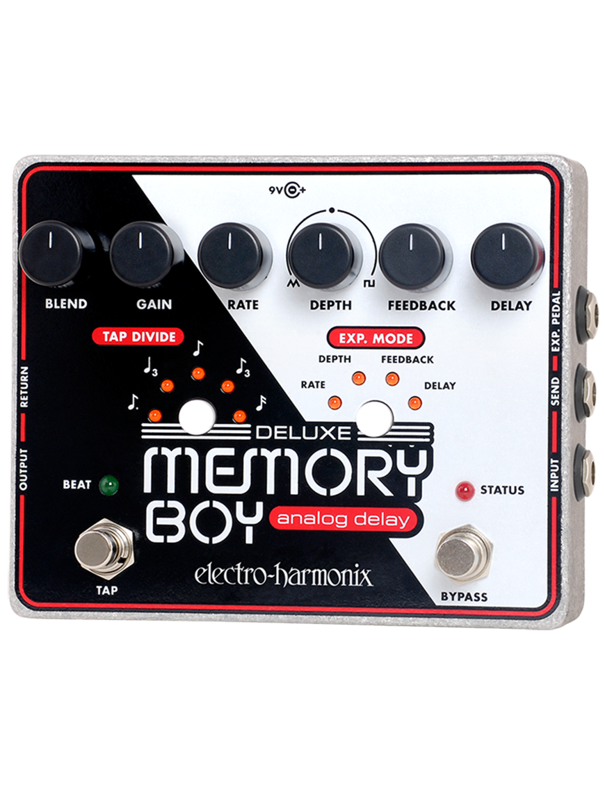Electro-Harmonix® Memory Boy Deluxe Pedal Guitarra Delay Tap Tempo Análogo
