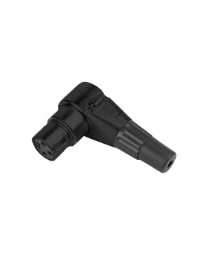 Santo Angelo® SAS3P Conector XLR Angulado Hembra 3 Pines