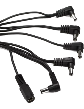 ApexTone® GPP5 Cables Fuente Poder Pedales 5 Conectores Pulpo