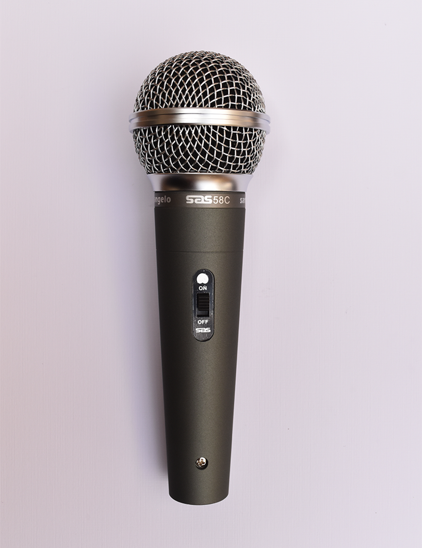 Santo Angelo® SAS58C Micrófono Vocal Dinámico con Switch