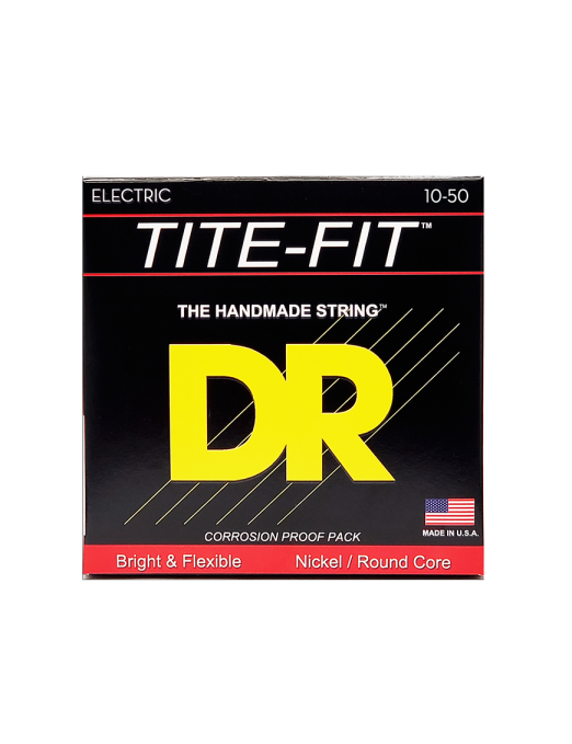 DR TITE-FIT™ MH-10 Cuerdas Guitarra Eléctrica 6 Cuerdas 10-50 Medium Heavy