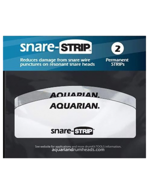 Aquarian Drumheads® ST4 Protector Parche Bordonero Snare-Strip™ Set 2