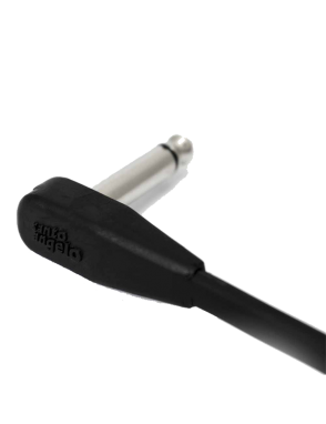 Santo Angelo® FLATCONN Cable Pedal Plug ¼" L 90° OFHC Largo: 25 cm