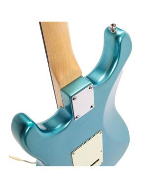 Vintage® V6 Guitarra Eléctrica SSS Tremolo Color: Candy Apple Blue