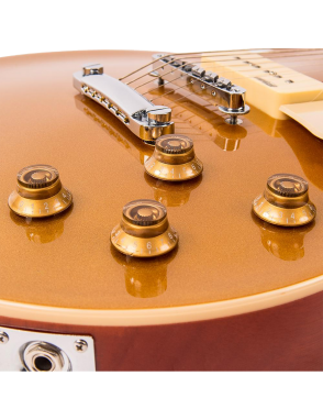 Vintage® V100 Guitarra Eléctrica Les Paul® Color: Gold Top