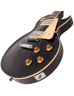Vintage® V100 Guitarra Eléctrica Les Paul® Color: Gloss Black