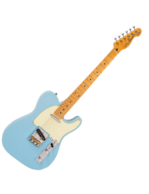 Vintage® V75 Guitarra Eléctrica Tipo Tele® Color: Laguna Blue