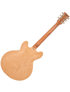 Vintage® VSA500P Guitarra Eléctrica Semi Hollow Cordal Color: Natural Maple